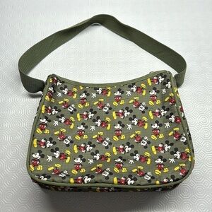 Disney Mickey Mouse Olive Green Handbag
